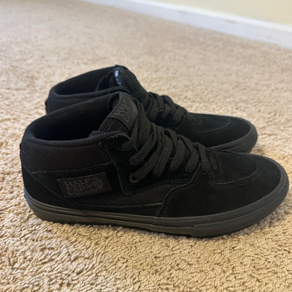 Vans Skate Half Cab Blackout Skate Shoes